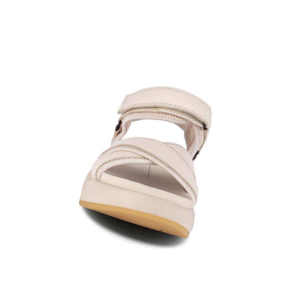 Women's Ecco Chunky Sport Sandals White | USA 165RVD